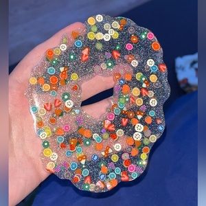 Fruit Resin coaster.